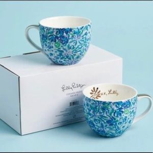 Lilly Pulitzer Ceramic Mugs - Set of 2
